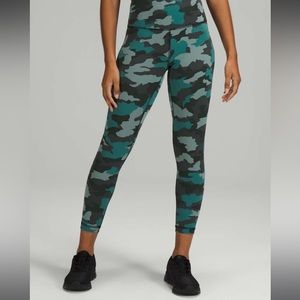Lululemon Camo Wunder Train High-Rise Tight, 25" Legging Pants